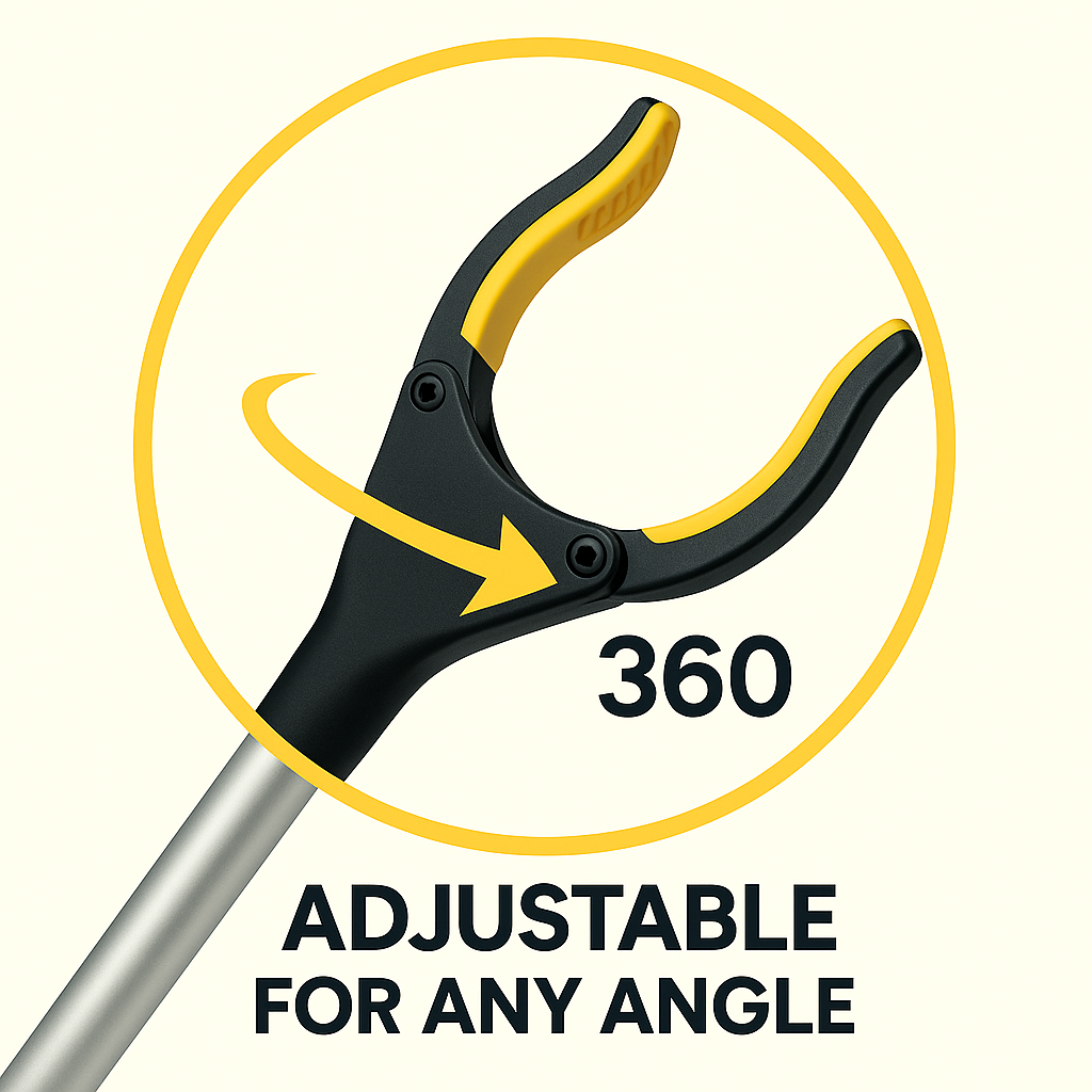 Grabber Stick for Disabled Adults – Long Reach Litter Picker with Magnetic Tip
